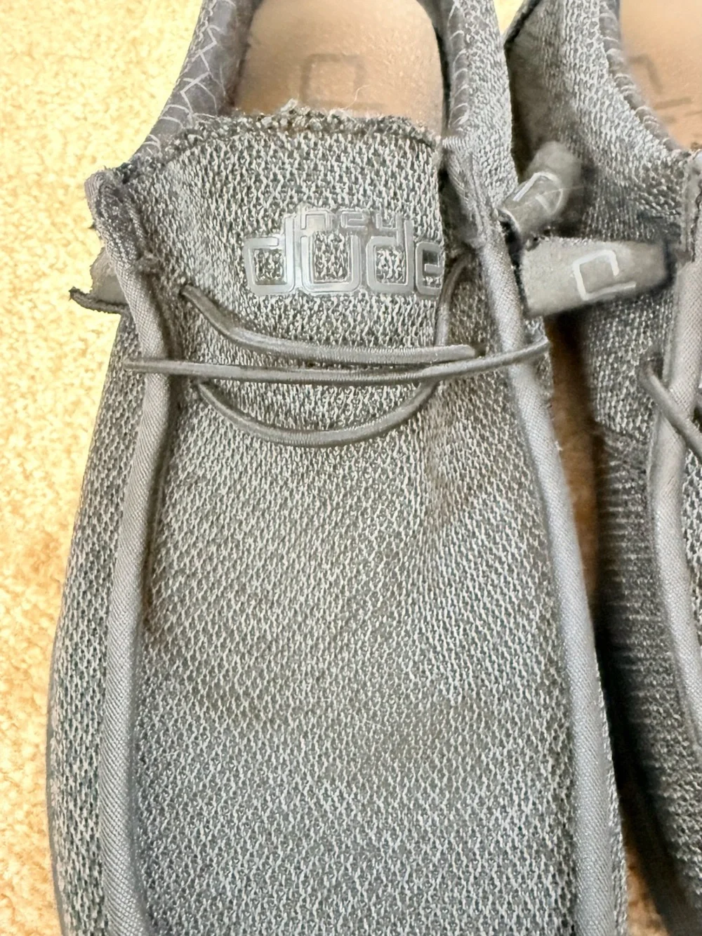 Hey Dude Wally Knit Slip-On Loafers in Black